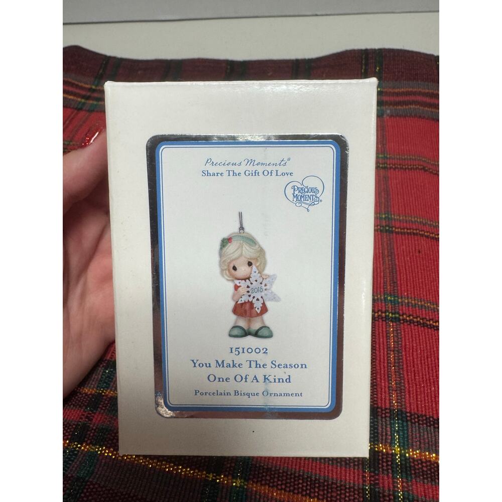 Precious Moments / Ornament / You Make the Season One of a Kind / NIB